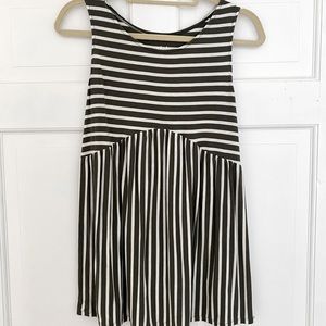 Isabel maternity striped tank top